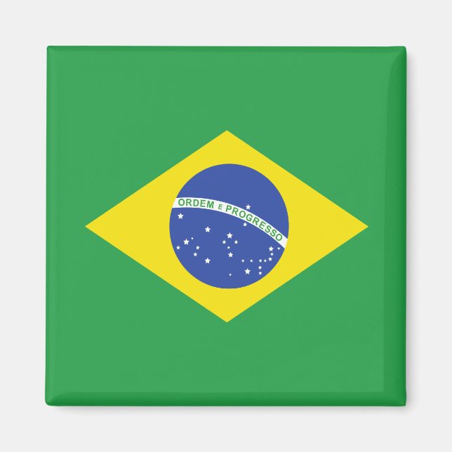 Imã Bandeira de alta qualidade Brasil (Frente)