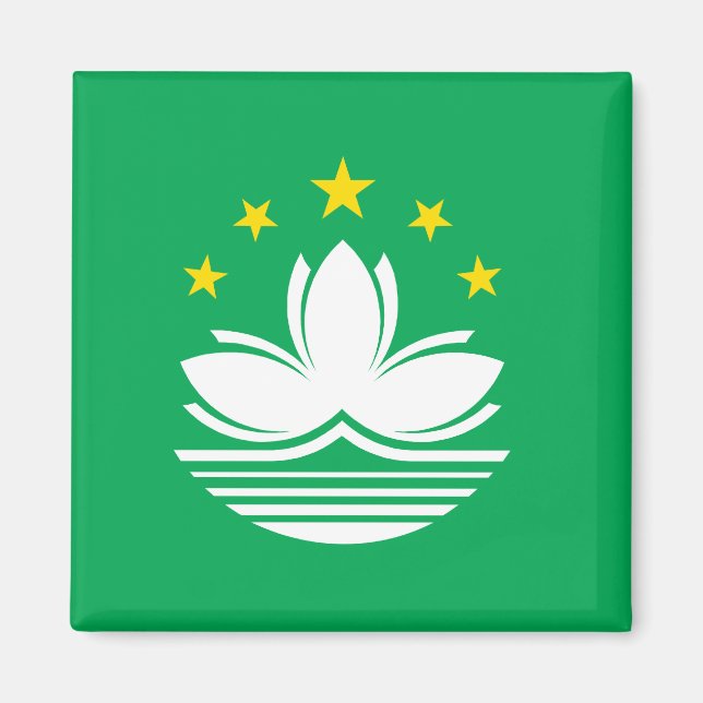 Imã Bandeira de alta qualidade de Macau (Frente)