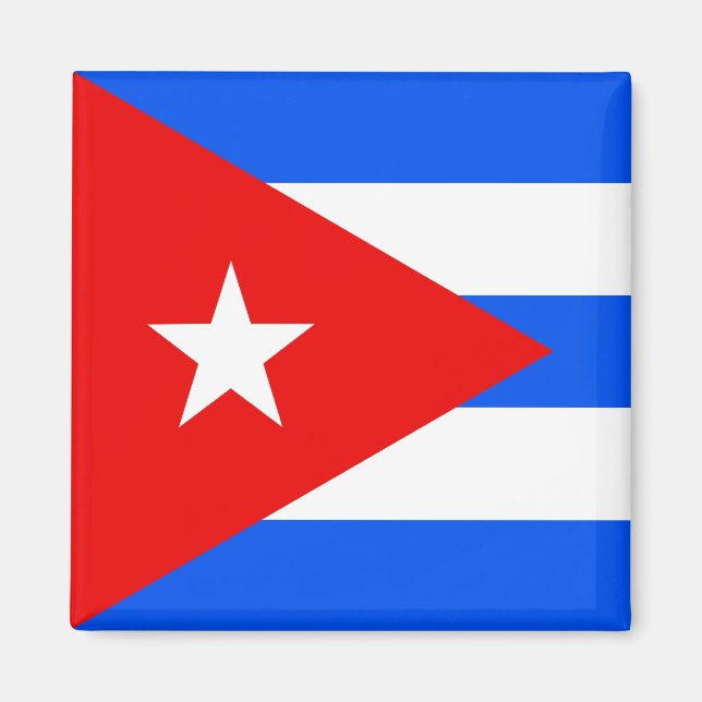 Imã Bandeira de alta qualidade em Cuba (Frente)