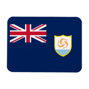 Ímã Bandeira de Anguila Patriótica
