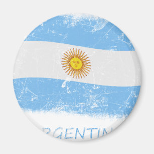 Imã Bandeira de Argentina do Grunge