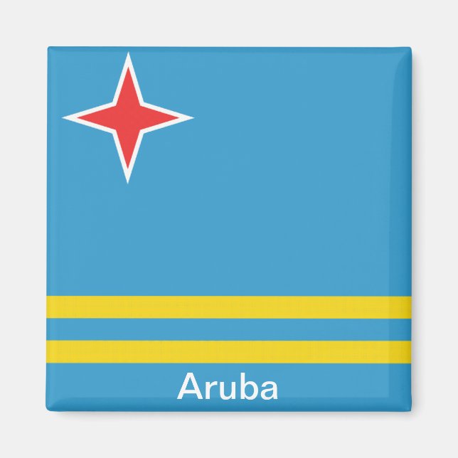 Imã Bandeira de Aruba (Frente)