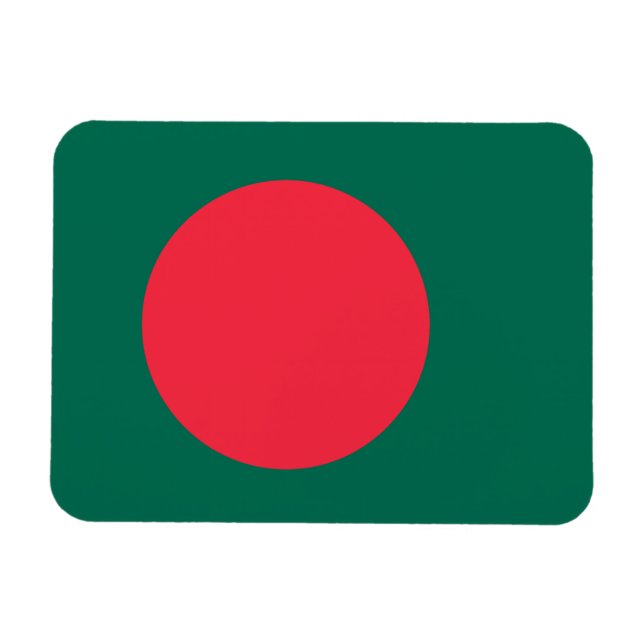 Ímã Bandeira de Bangladesh (Horizontal)