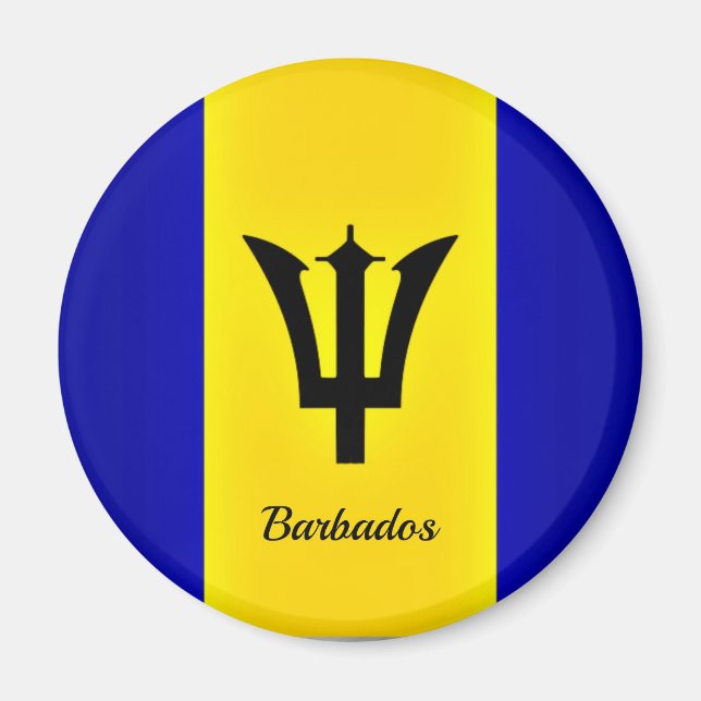 Imã Bandeira de Barbados (Frente)