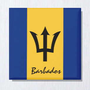 Imã Bandeira de Barbados e fãs de férias/esportes da
