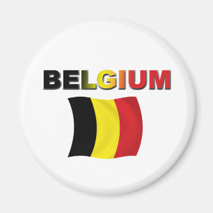 Imã Bandeira de Bélgica