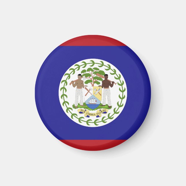 Imã bandeira de Belize (Frente)