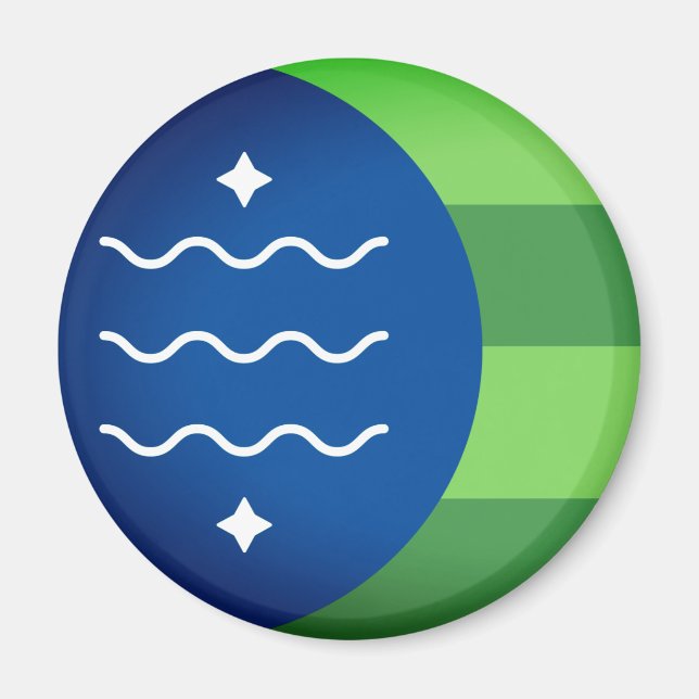 Imã Bandeira de Bellingham, Washington (Frente)