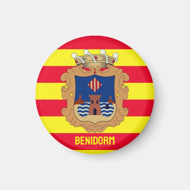 Imã Bandeira de Benidorm - Comunidad Valenciana (ESP) (Frente)