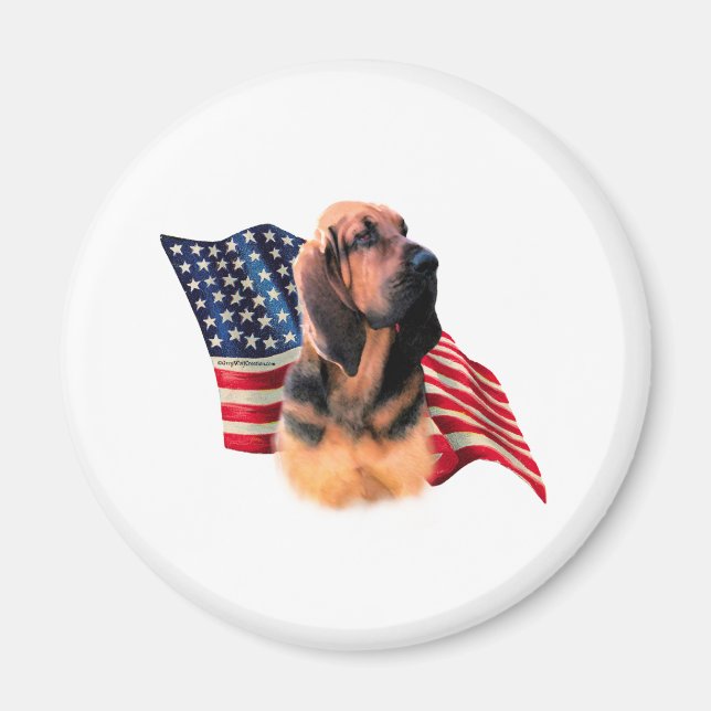 Imã Bandeira de Bloodhound (Frente)