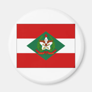 Imã Bandeira de Brasil Santa Catarina