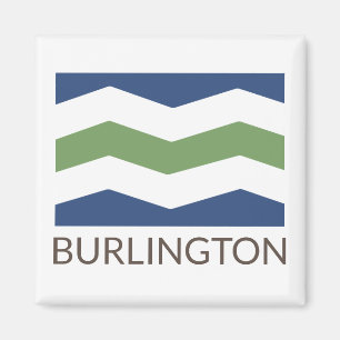 Imã Bandeira de Burlington, Vermont