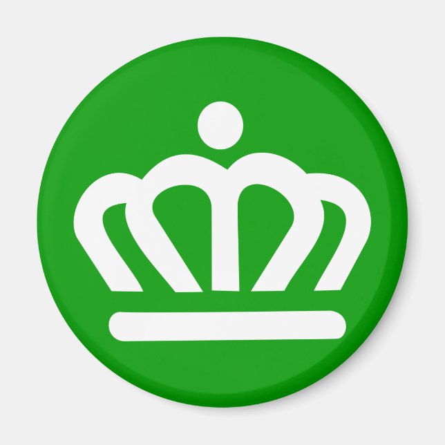 Imã Bandeira de Charlotte, Carolina do Norte (Frente)