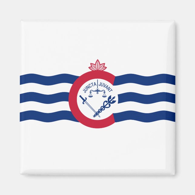 Imã Bandeira de Cincinnati (Ohio) (Frente)