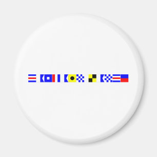 Imã bandeira de código capitão lance