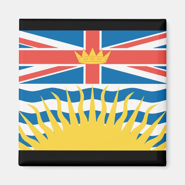 IMÃ BANDEIRA DE COLÚMBIA BRITÂNICA (Frente)