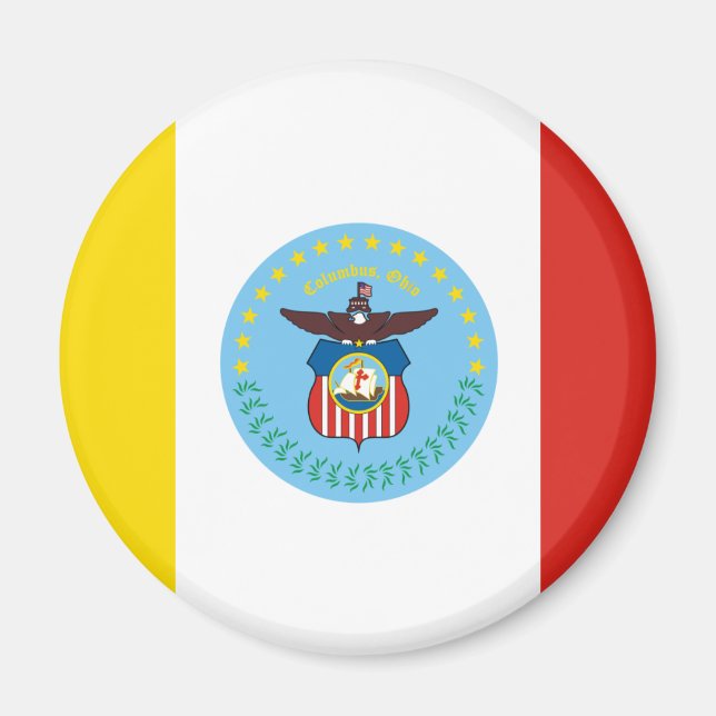 Imã Bandeira de Columbus, Ohio (Frente)