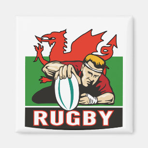 Imã Bandeira de contabilização de wales da tentativa