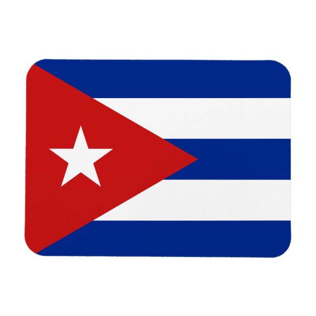 Ímã Bandeira de Cuba (Horizontal)