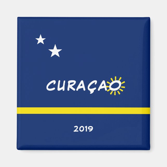 Imã Bandeira de Curaçao (Frente)