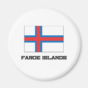 Imã Bandeira de Faroe Island