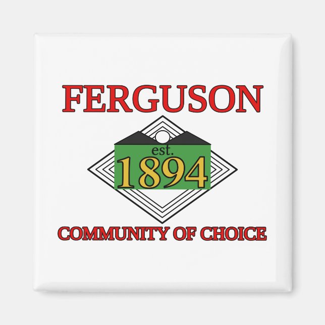 Imã Bandeira de Ferguson, Missouri (Frente)