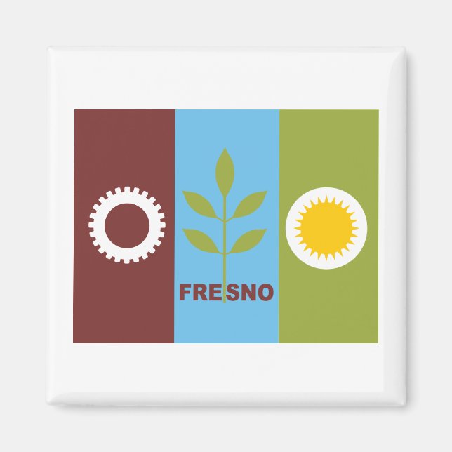 Imã Bandeira de Fresno (Frente)
