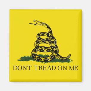 Imã Bandeira de Gadsden (Não Pise Em Mim) (Bandeira da