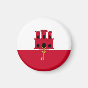 Imã bandeira de Gibraltar