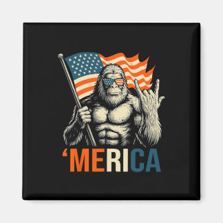 Imã Bandeira de Gorila Americana Óculos de Sol Engraça