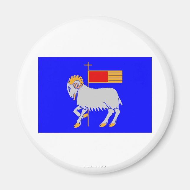 Imã Bandeira de Gotlands län (Frente)