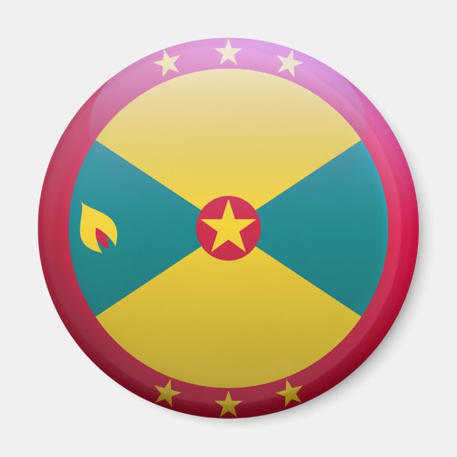 Imã Bandeira de Granada (Frente)