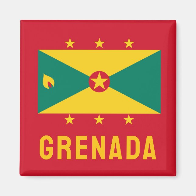 Imã Bandeira de Granada (Frente)