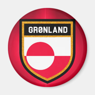 Imã Bandeira de Greenland