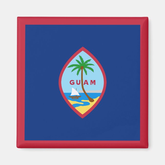 Imã Bandeira de Guam (Frente)