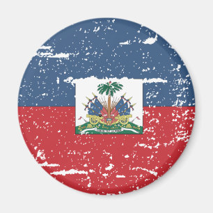 Imã Bandeira de Haiti do vintage