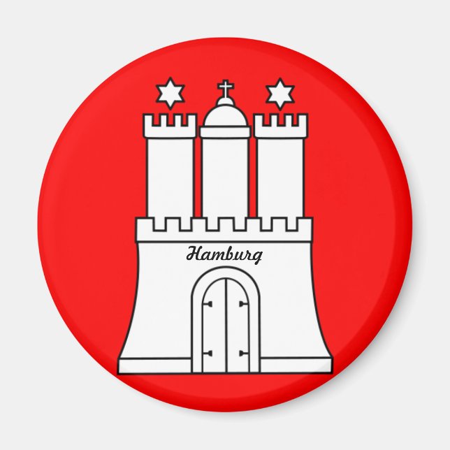 Imã Bandeira de Hamburgo (Frente)