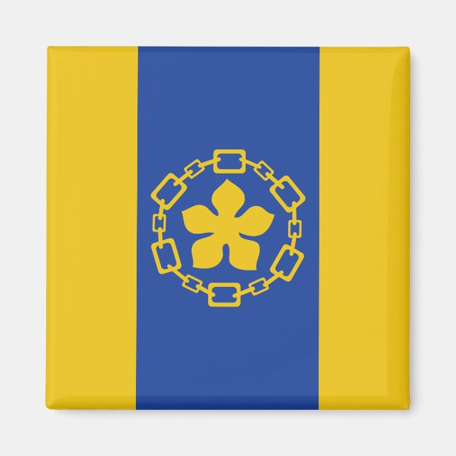 Imã Bandeira de Hamilton (Ontário, Canadá) (Frente)