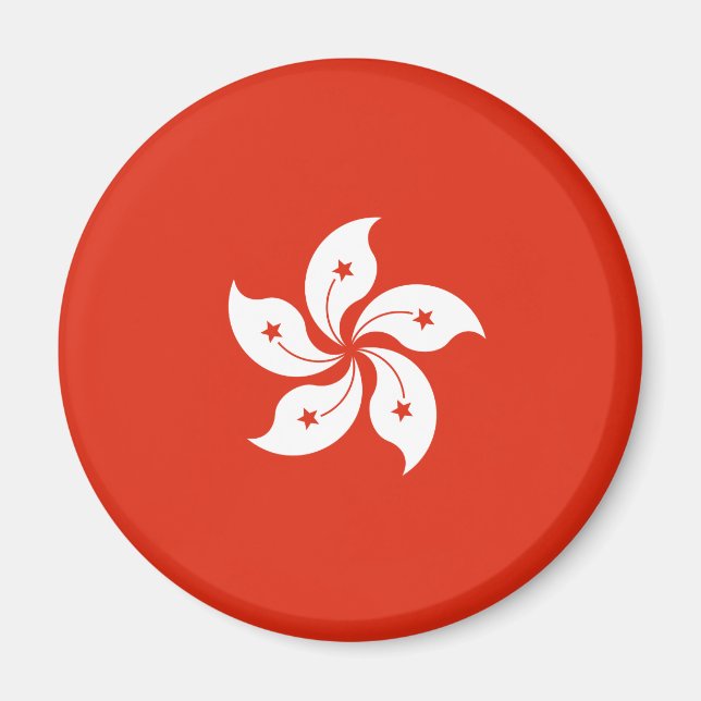 Imã Bandeira de Hong Kong (Frente)