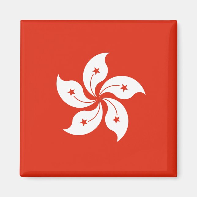 Imã Bandeira de Hong Kong (Frente)