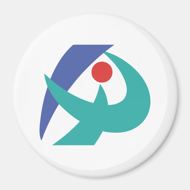 Imã Bandeira de Iga, Mie, Japão (Frente)