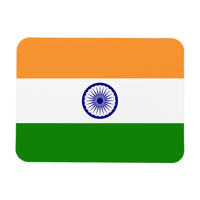 Ímã Bandeira de India (Horizontal)