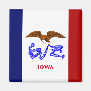 Imã Bandeira de Iowa