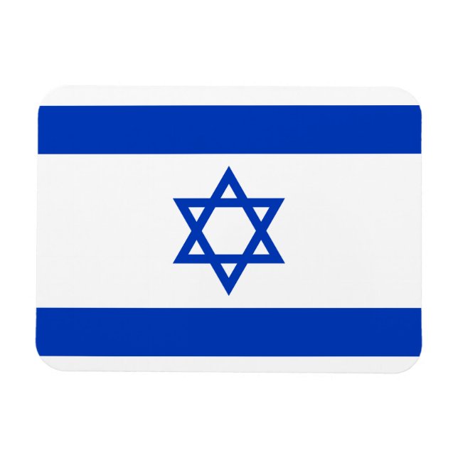 Ímã Bandeira de Israel (Horizontal)