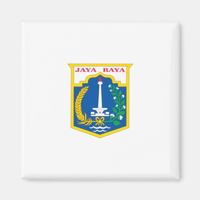 Imã Bandeira de Jacarta (Cidade Capital da Indonésia) (Frente)