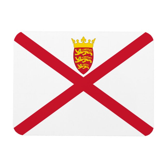 Ímã Bandeira de Jersey (Horizontal)