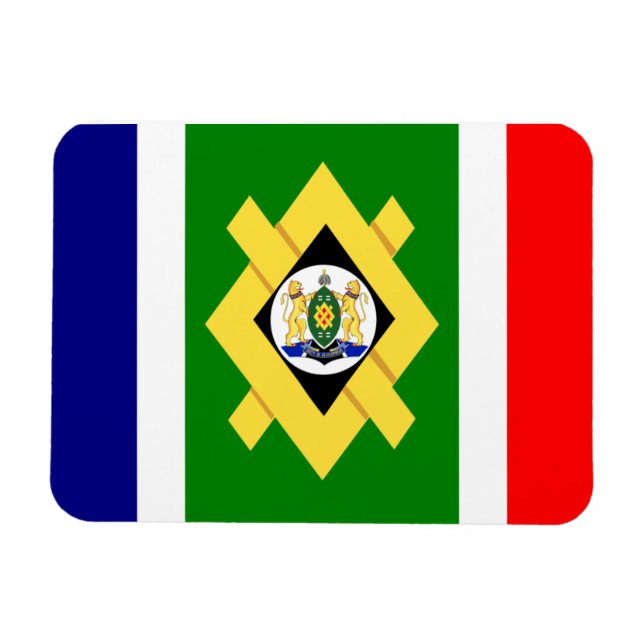 Ímã Bandeira de Joanesburgo (Horizontal)