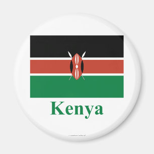 Imã Bandeira de Kenya com nome