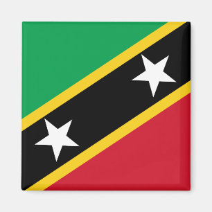 Imã Bandeira de Kitts e Nevis Santos