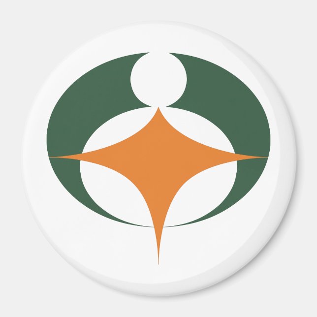 Imã Bandeira de Koga, Shiga, Japão (Frente)